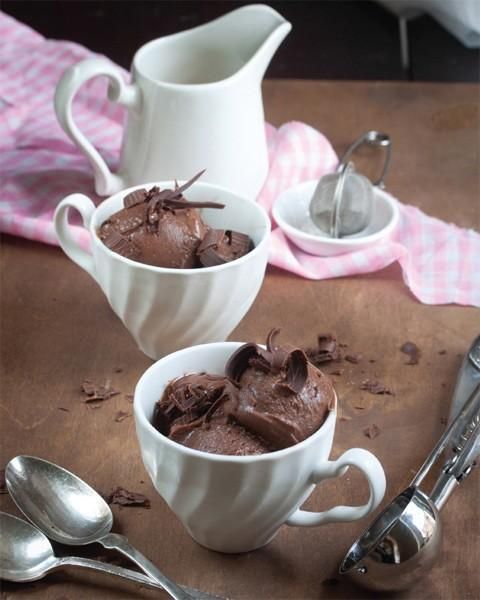 CHOCOLATE EARL GREY GELATO