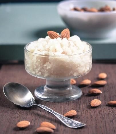 ALMOND CHAMOMILE GRANITA