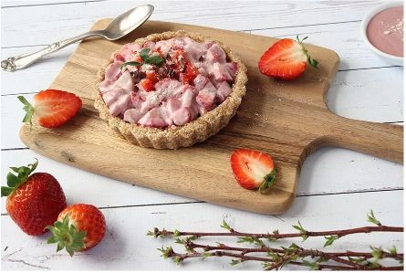 No-Bake Vegan Strawberry Shortcake Pies