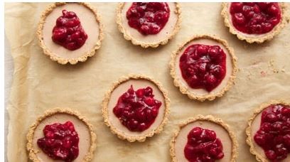 Gluten-Free, Vegan Cranberry Almond Tartlets