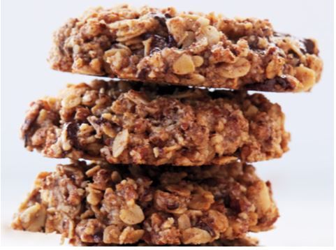 Pecan, Oat, and Dark-Chocolate-Chunk Cookies