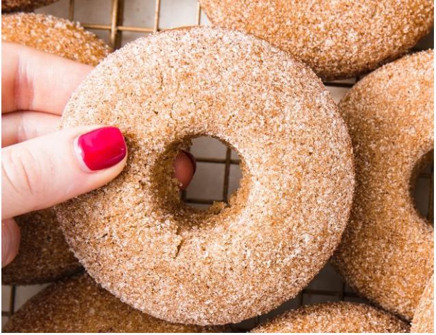Cinnamon Sugar Vegan Donuts