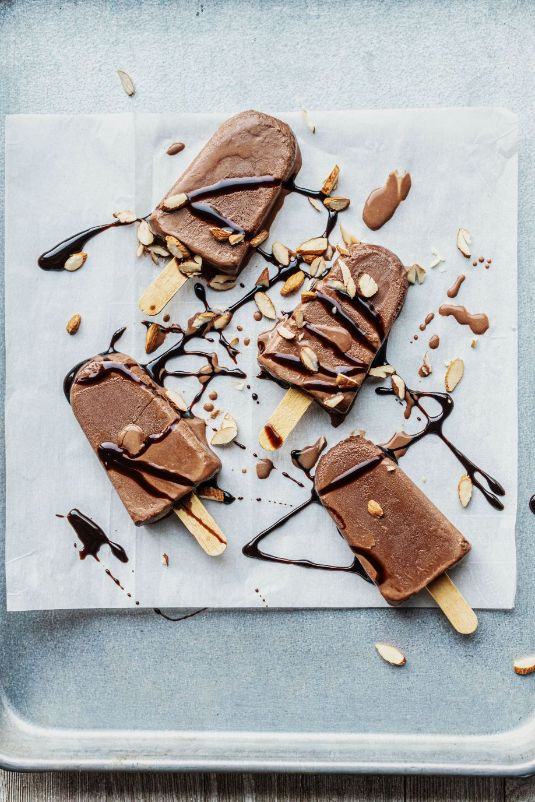 SUGAR-FREE CHOCOLATE POPSICLES