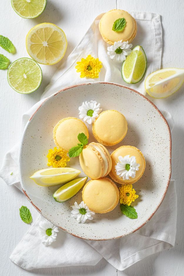 CITRUS-KISSED MACAROONS
