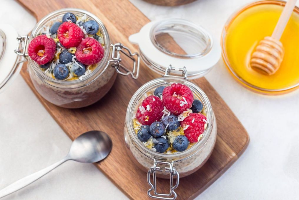 PEANUT BUTTER CHOCOLATE CHIA PUDDING