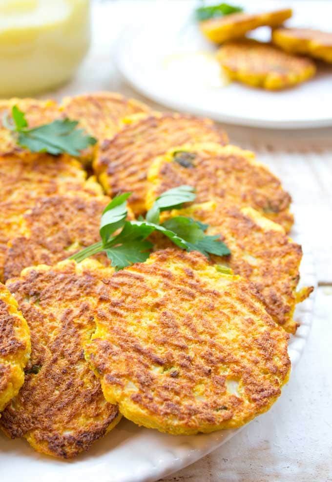Cauliflower hash browns