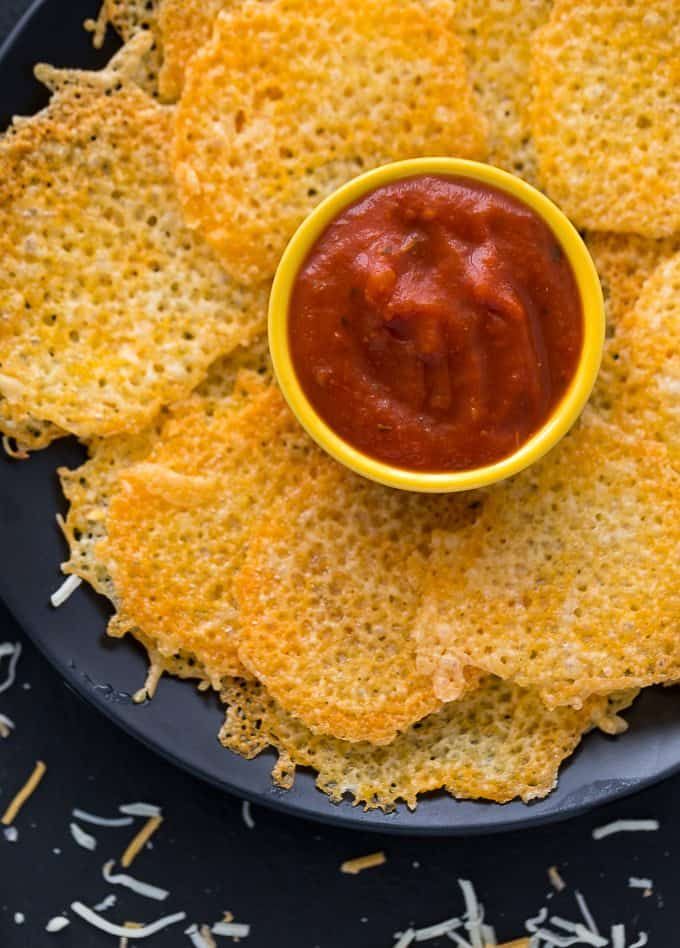 Keto cheese chips