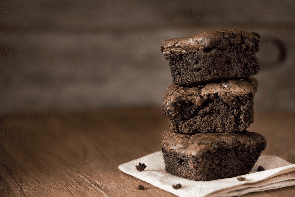 DOUBLE CHOCOLATE BROWNIES