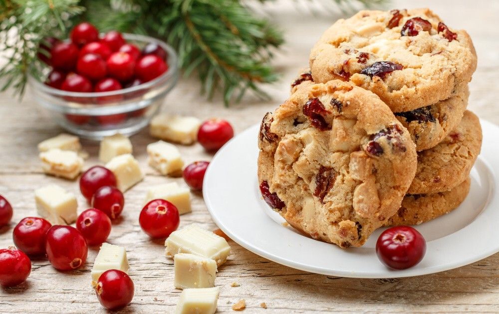 WHITE CHOCOLATE CRANBERRY COOKIES