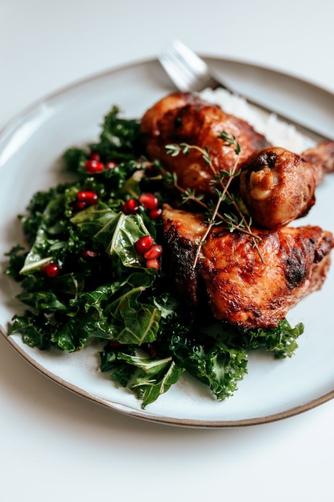 LEMON CHICKEN WITH ARTICHOKES & KALE