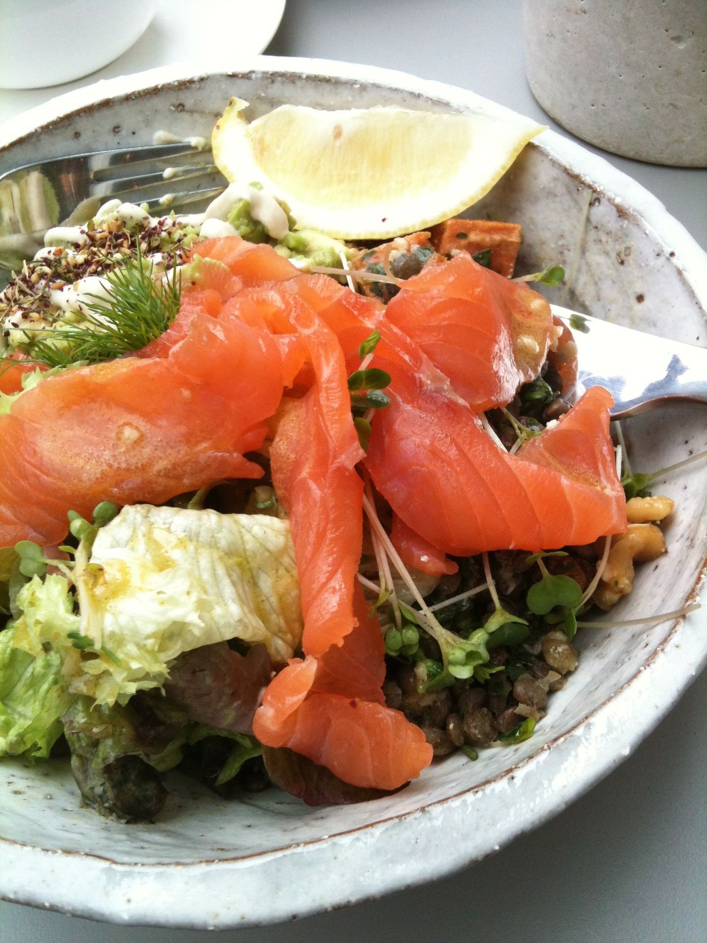 LEMON DILL SALMON SALAD