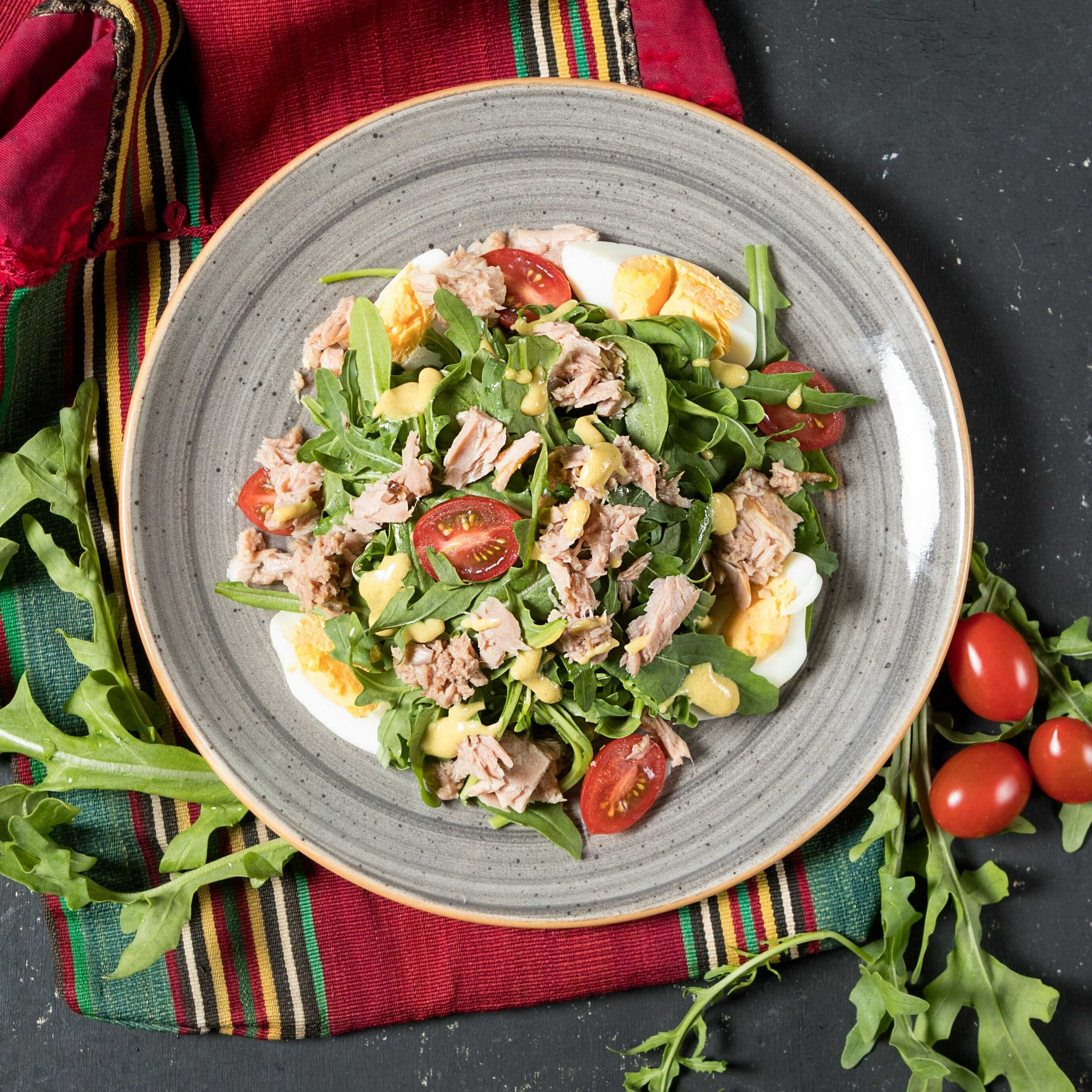 TUNA SPINACH SALAD