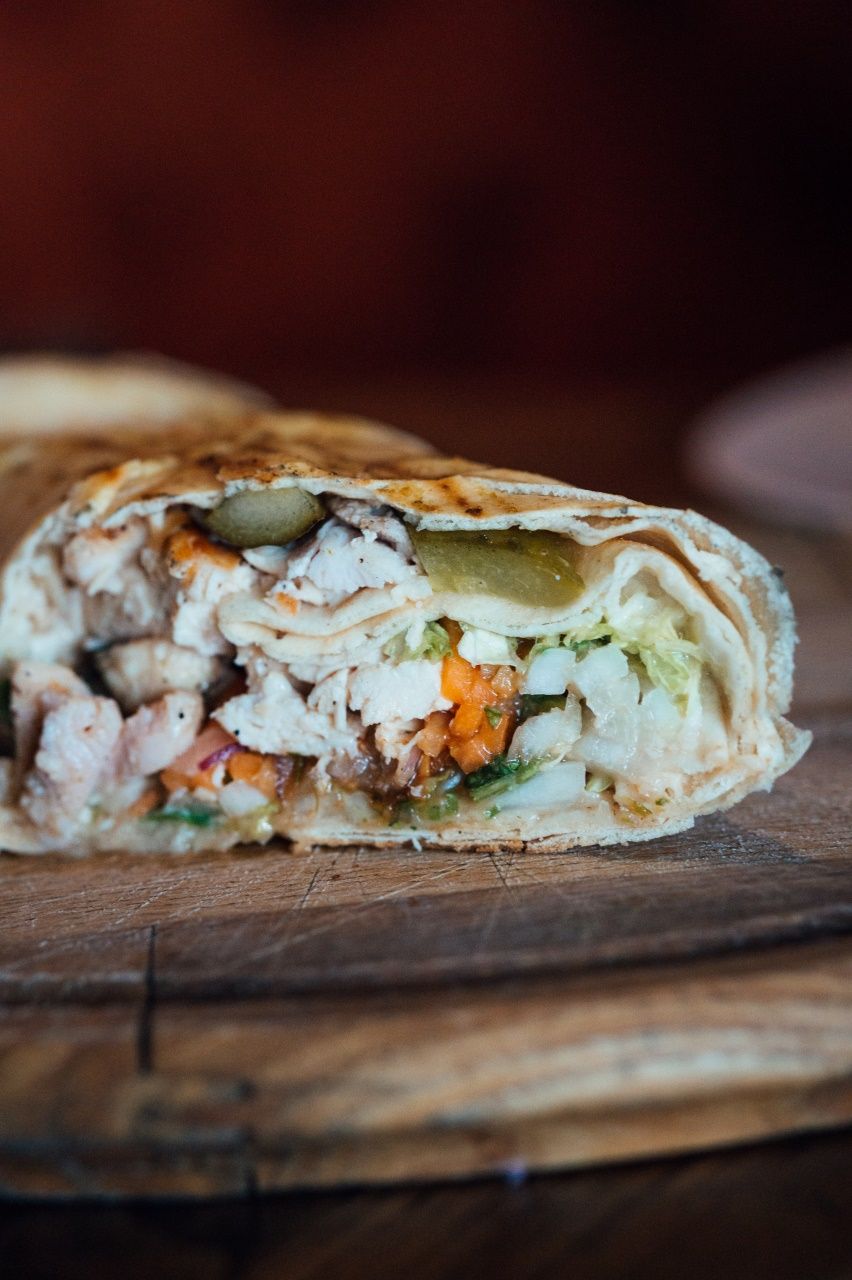 SALMON PITA SANDWICH