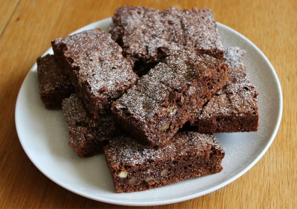 MICROWAVE BROWNIES