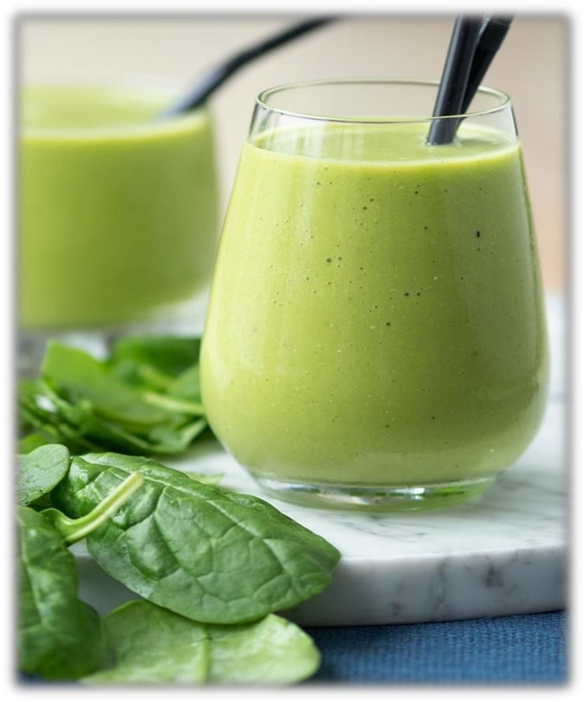 SEEDY SPINACH SMOOTHIE