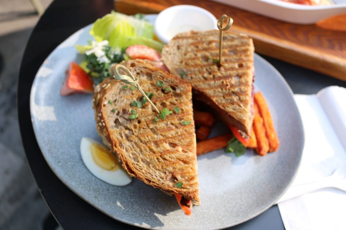 LOADED BEAN & VEGGIE TOAST
