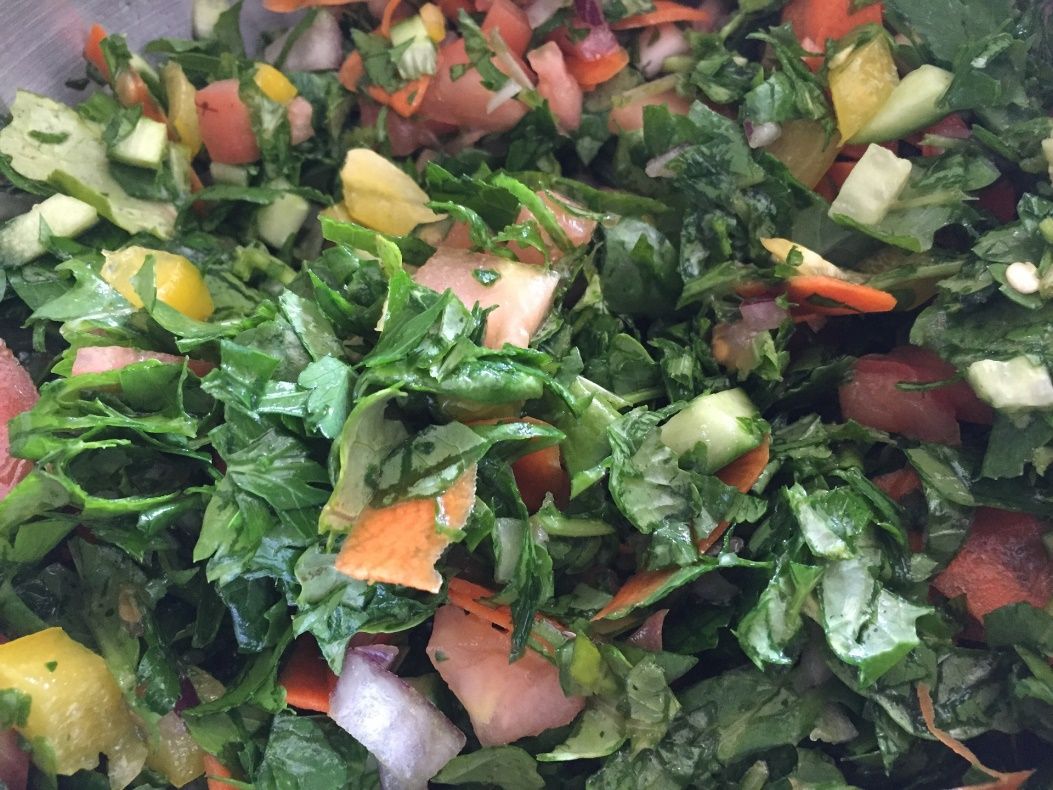 RAINBOW KALE SALAD
