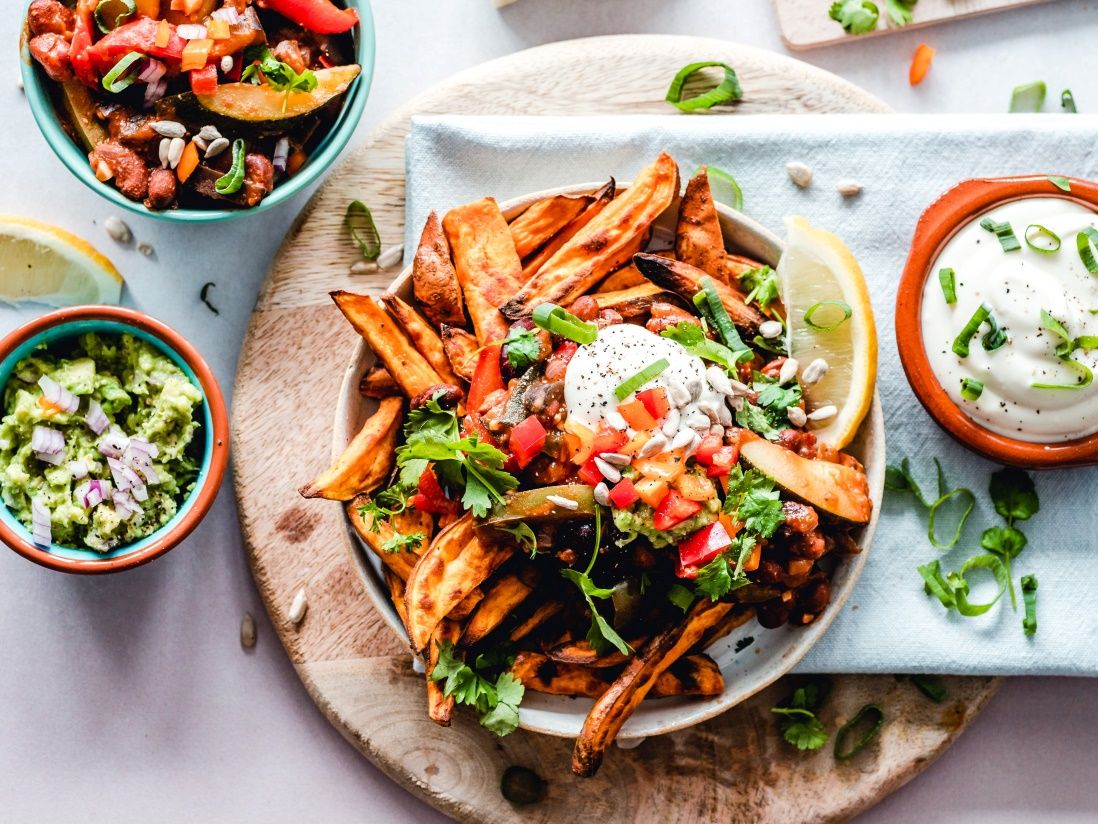 CHICKPEA & SWEET POTATO HASH