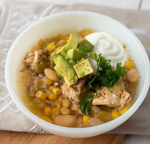Chicken and corn chili