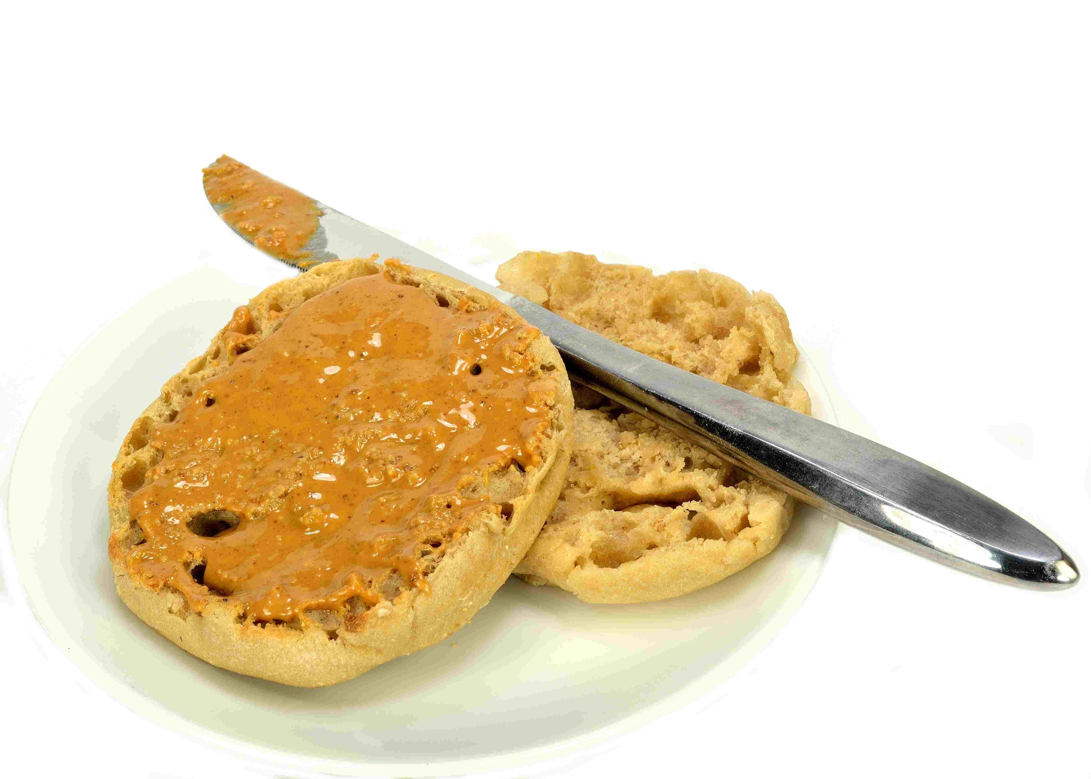 English Muffin with Peanut butter
