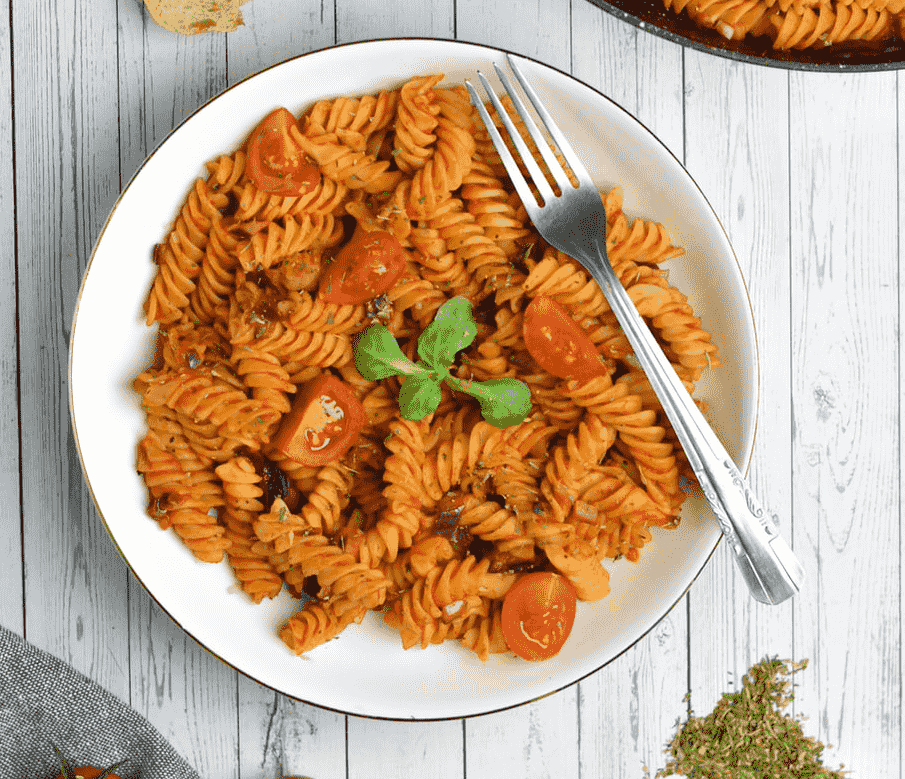 Macaroni with Tomato sauce