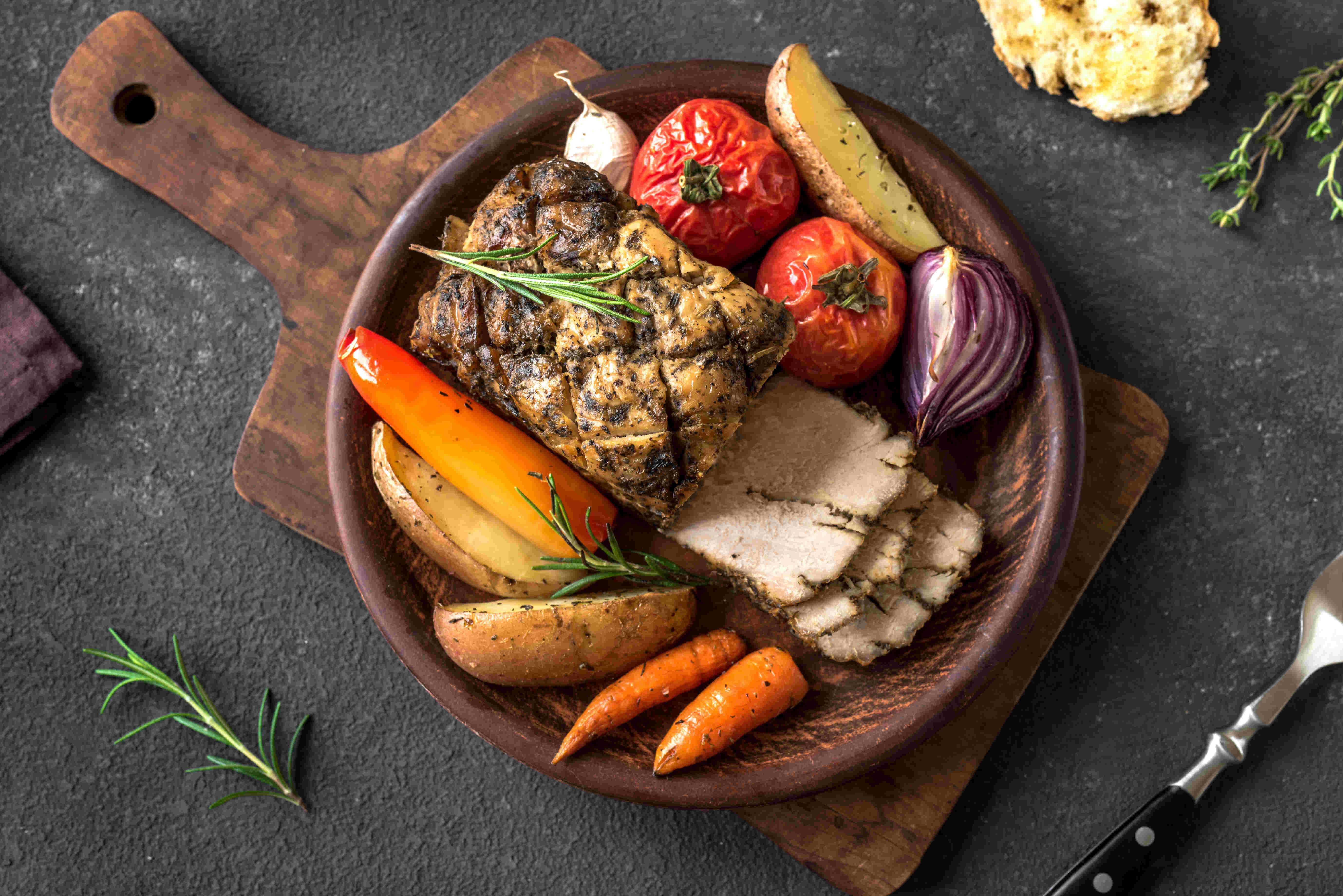 Mix Veggies and Pork tenderloin
