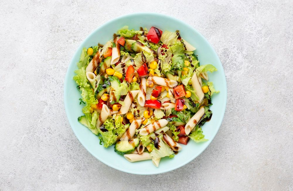 Pasta veggie salad