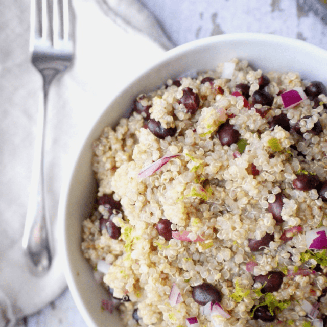 Quinoa & black beans