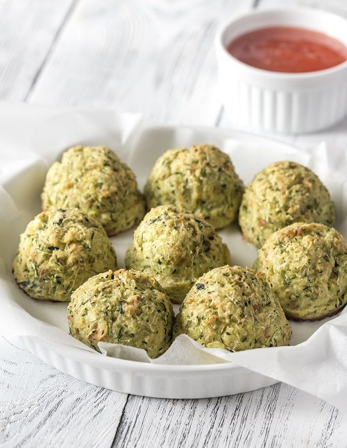 Zucchini parmesan balls