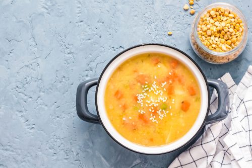 Ham & sweet potato soup