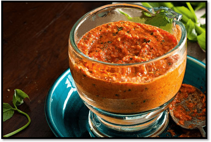 Roasted capsicum pesto