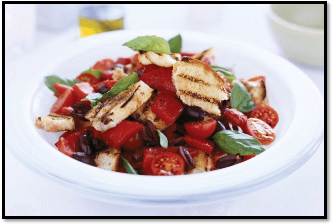 Panzanella salad
