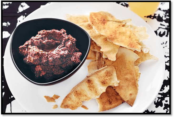 Chickpea and olive dip