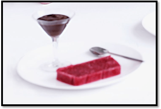 Raspberry-lime sorbet