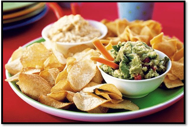 Chunky hummus dip