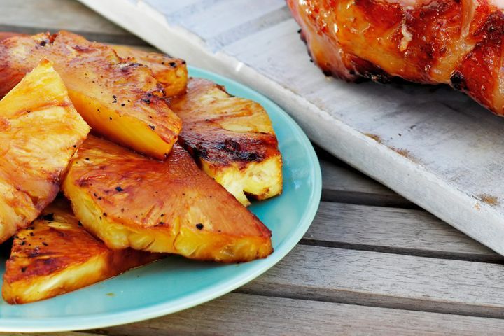 Chargrilled pineapple