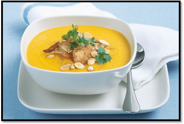 Moroccan pumpkin soup