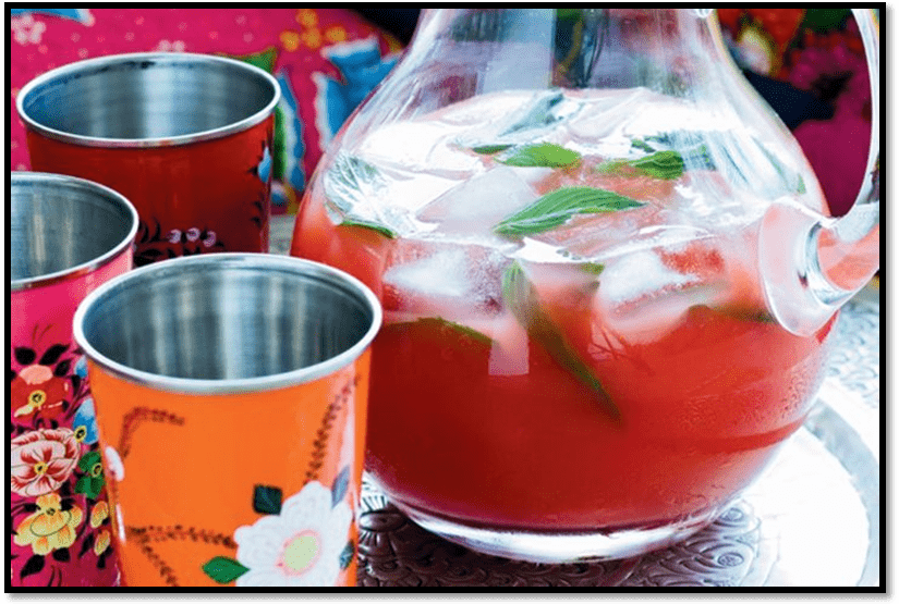Fresh watermelon juice