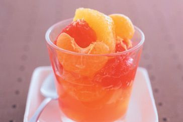 Ginger infused citrus fruit salad