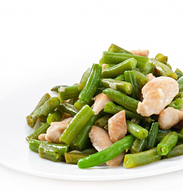 Sautéed Salmon with Green Beans