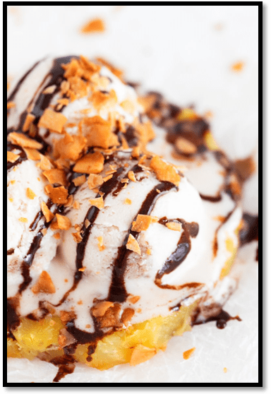 Vegan Grilled Pineapple Sundaes