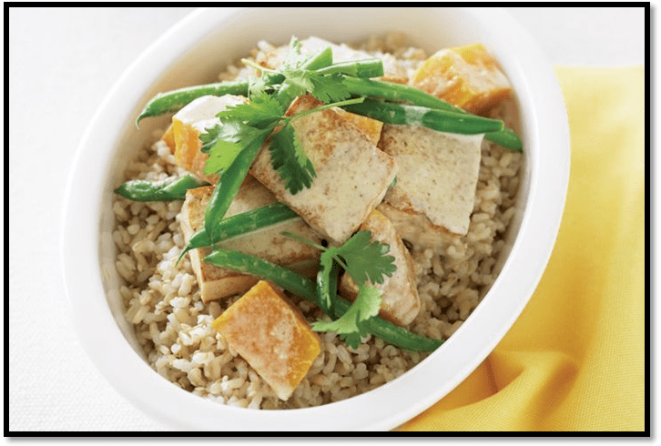Sesame brown rice