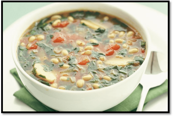 Bean and vegetable soup