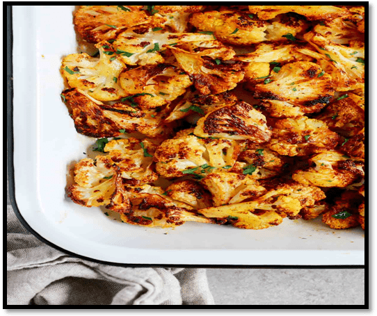 Spicy Roasted Cauliflower