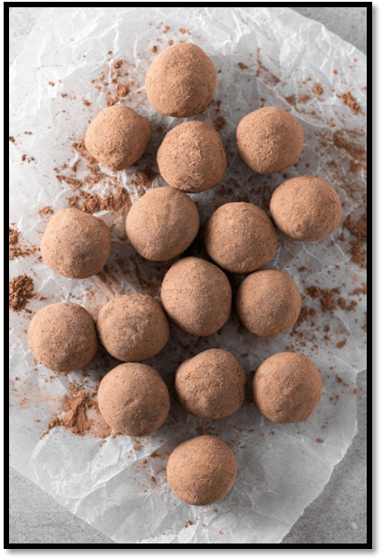 Vegan Chocolate Orange Truffles