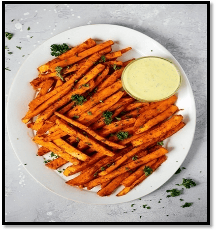 Spicy Baked Sweet Potato Fries