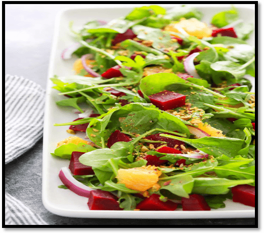 Autumn Beet Orange Salad