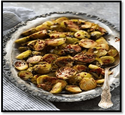 Pomegranate Glazed Brussels Sprouts