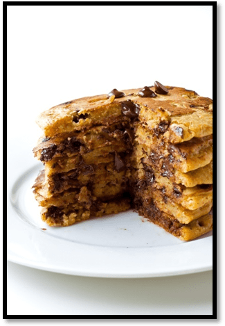 Pumpkin Chocolate Chip Pancakes