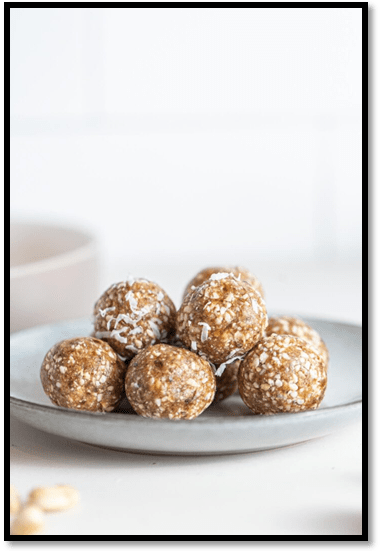 NO-BAKE CASHEW COCONUT BALLS
